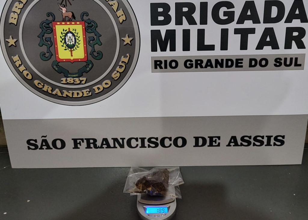 título imagem Brigada Militar apreende droga em abordagem em São Francisco de Assis