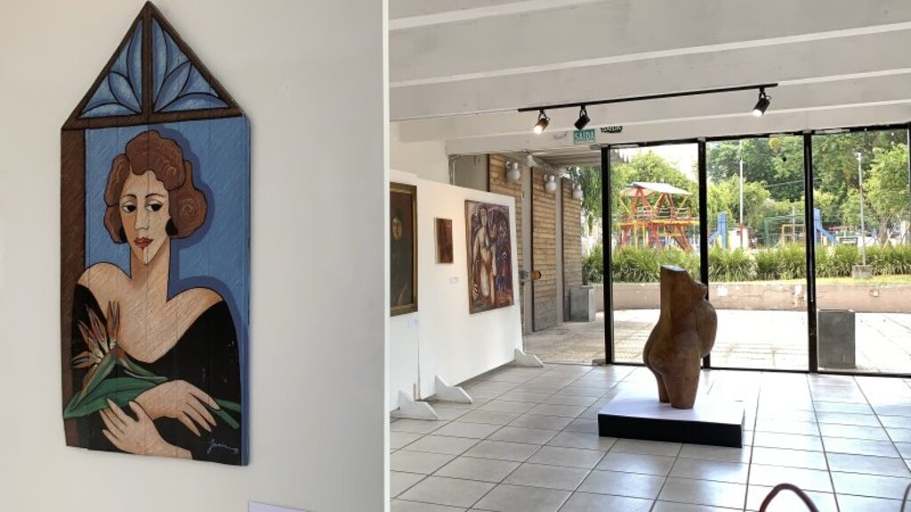 Foto: Divulgação PMSM - Registro no Masm. A direita, peça da exposição “Corpo Feminino”.