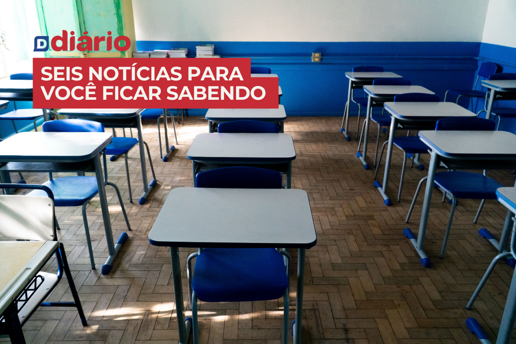 Coordenador Regional de Educação afirma que escolas da rede estadual estão prontas para receber estudantes nesta quinta e outras 5 notícias